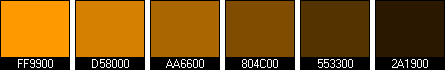 color samples showing shade