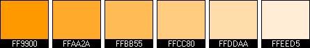 color samples showing tint